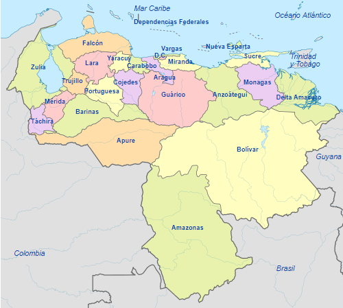 Etats du Venezuela