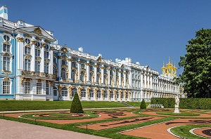 Palais Tsarkoe Selo ou Palais Catherine à Saint-Petersbourg