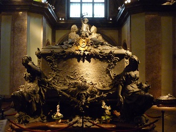 Tombeau de Marie-Thérèse d'Autriche et de François de Lorraine - Crypte des Capucins